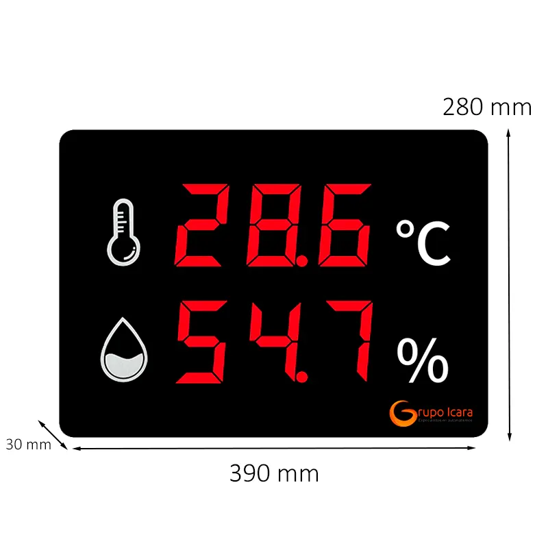Pantalla temperatura y humedad comercios - pantalla medidas s3l2 Pantalla temperatura y humedad comercios - Imagen 2
