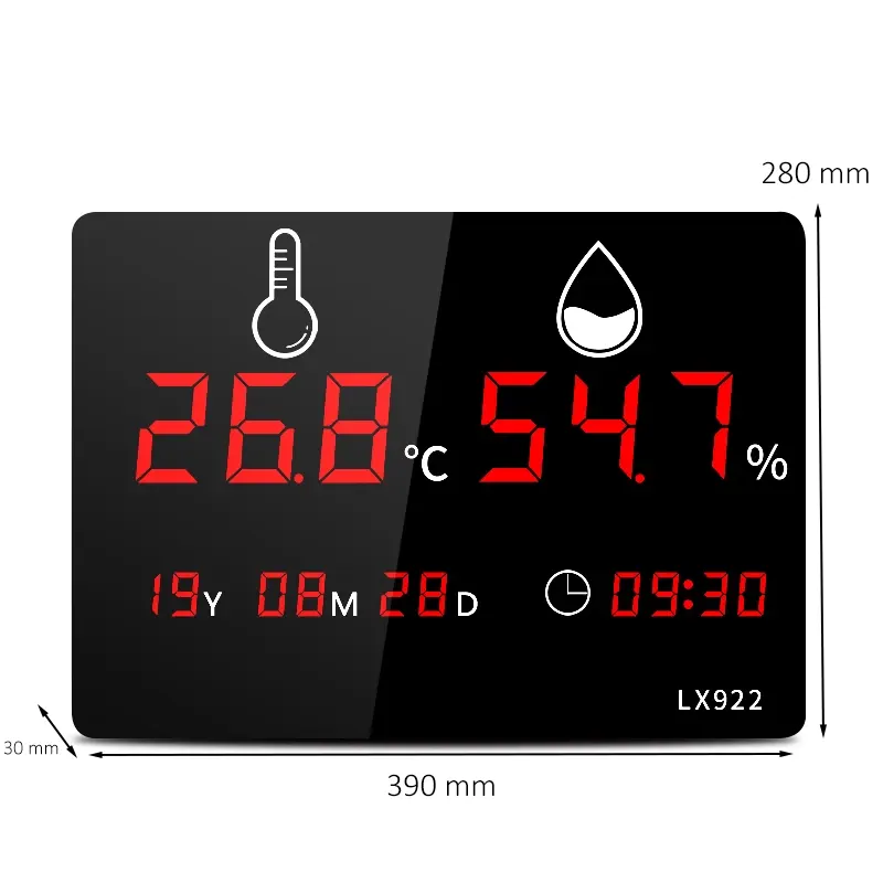 Medidor de temperatura y humedad para comercio - pantalla medidas Medidor de temperatura y humedad para comercio - Imagen 2