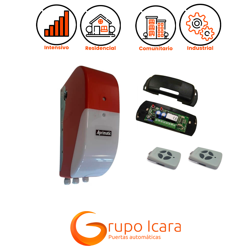 Kit Aprimatic MR 624 motor para puerta seccional industrial - kit aprimatic mr624 kit aprimatic mr624