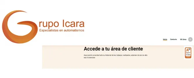 Disponible nuestra nueva área de clientes -