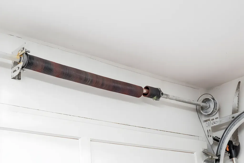 Guía de motorización, mantenimiento y seguridad de las puertas de garaje - muelle torsion puerta garaje Guía de motorización, mantenimiento y seguridad de las puertas de garaje