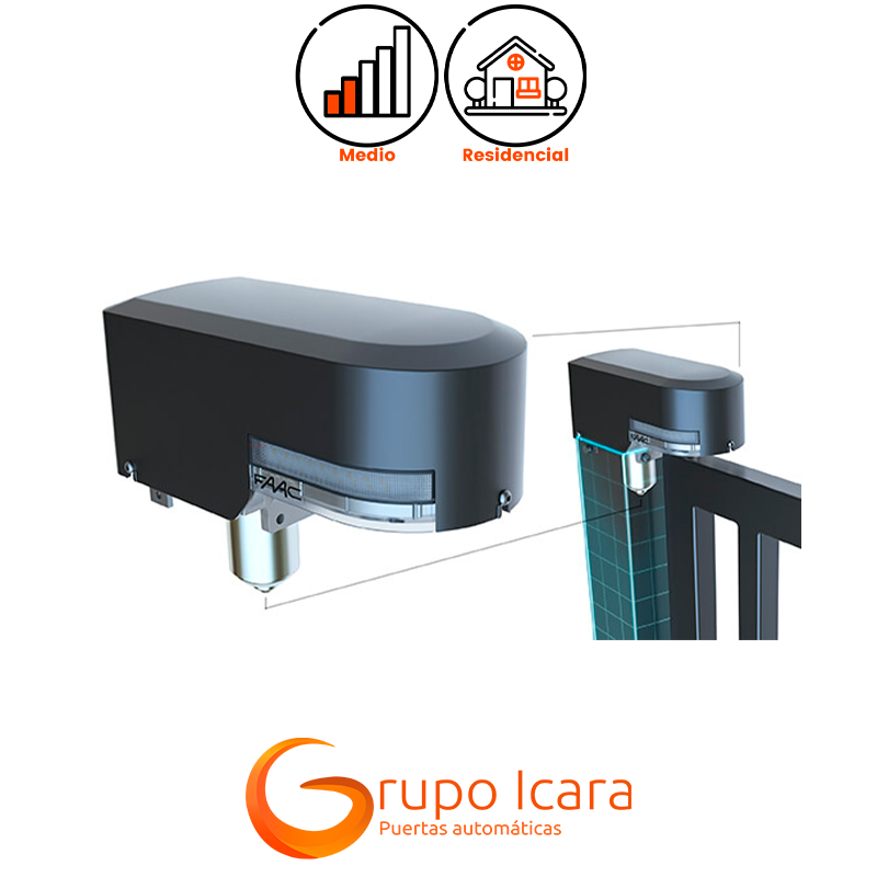 Motor FAAC S2500I 24 V puertas batientes - motor faac s2500i puertas correderas Motor FAAC S2500I 24 V puertas correderas