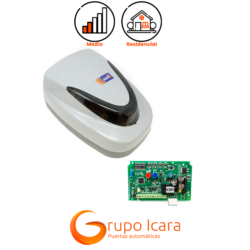 Motor VDS UTILE 100K + PLACA AT7070 puertas seccionales y basculantes - motor vds utile 100k puertas seccionales Motor VDS UTILE 100K + PLACA AT7070 puertas seccionales y basculantes