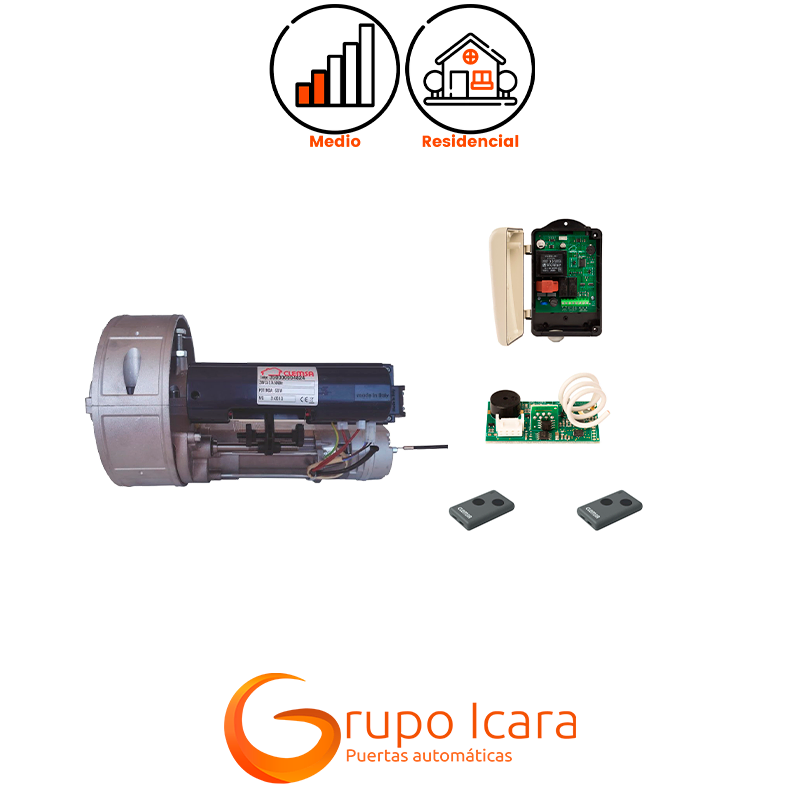 Kit motor Clemsa AR2581 F con cuadro control CLAS 1 puertas enrollables Kit motor Clemsa AR2581 F con cuadro control CLAS 1 puertas enrollables