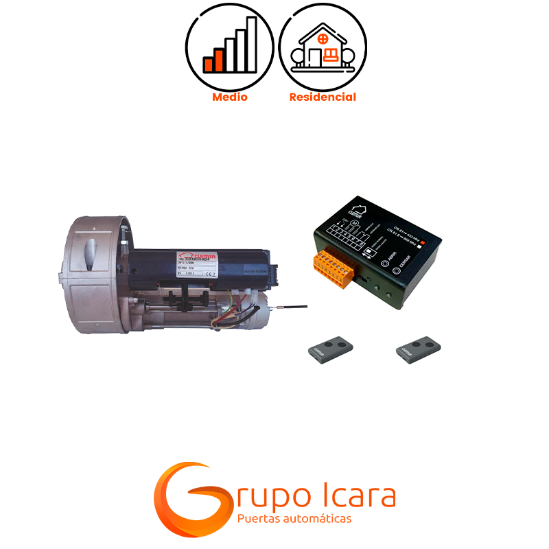 Kit motor Clemsa AR 2581 F puertas enrollables - kit motor clemsa ar 2581f puertas enrollables Kit de motor Clemsa AR 2581 F para puertas correderas de garaje