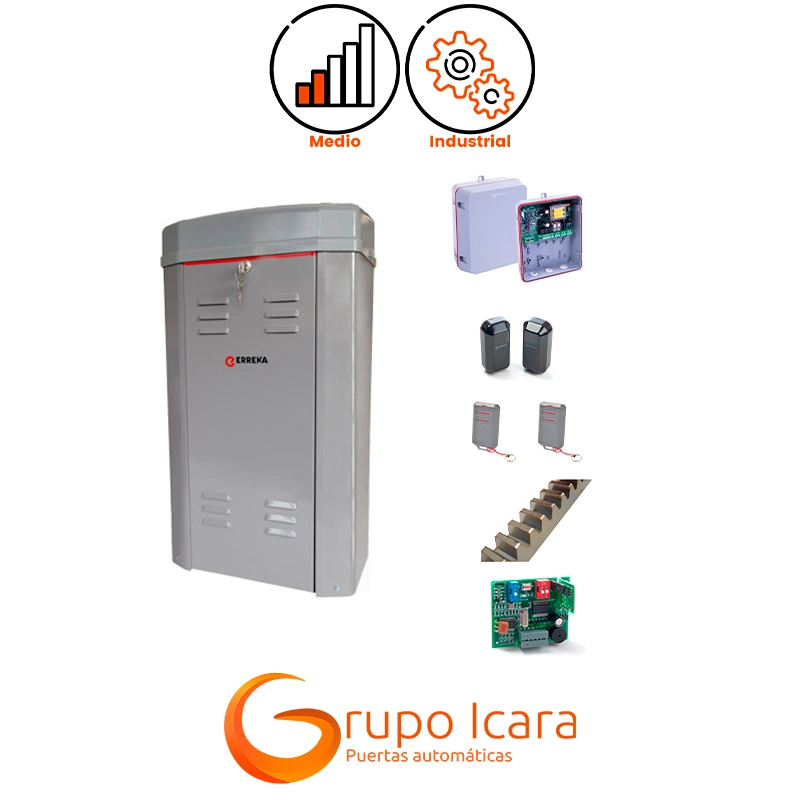 Kit motor Erreka Hippo puertas correderas industriales - kit motor erreka hippo puertas correderas Kit motor Erreka Hippo puertas correderas industriales