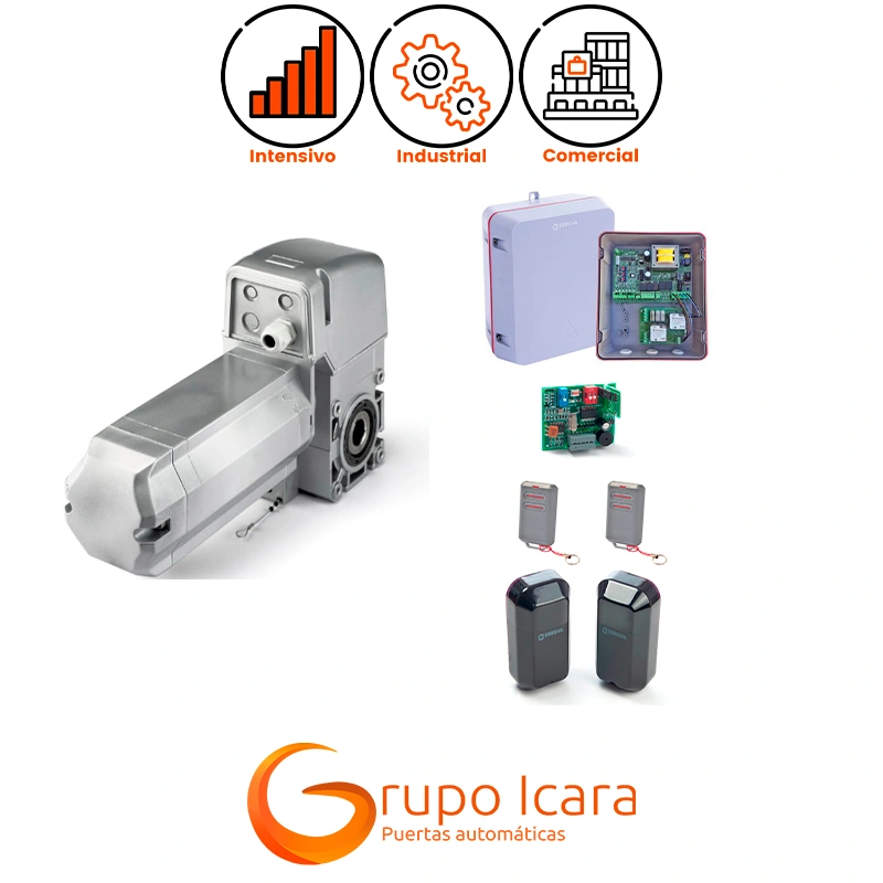 Kit motor Erreka Sky puertas seccionales industriales - kit motor erreka sky puertas basculantes seccionales Kit motor Erreka Sky puertas seccionales industriales