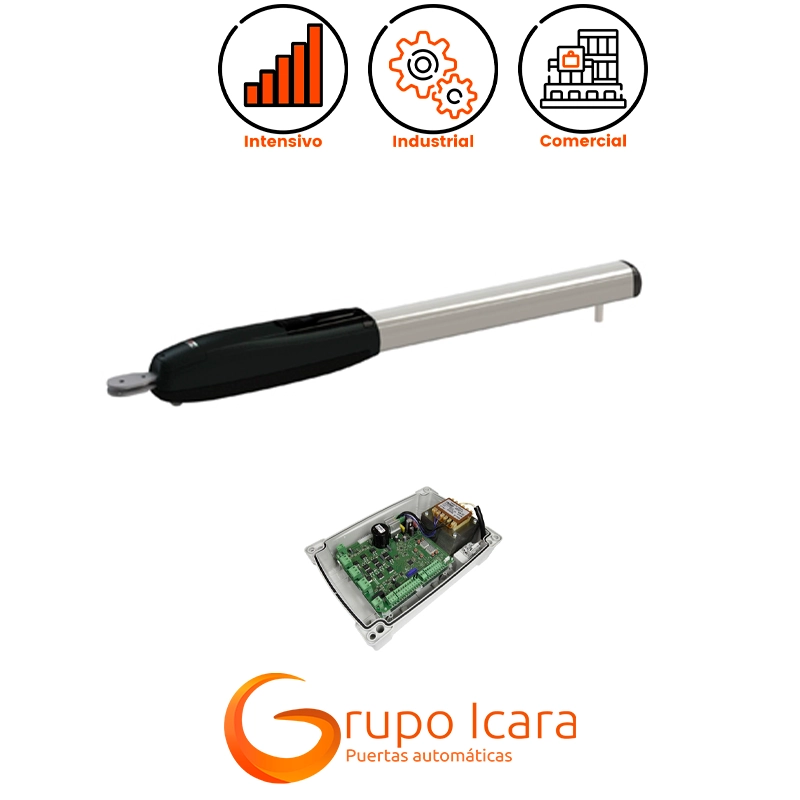 Kit motor ROGER SMARTY + cuadro EDGE puertas batientes 2 hojas - kit motor roger smarty 5 puertas batientes Kit motor ROGER SMARTY + cuadro EDGE puertas batientes 2 hojas