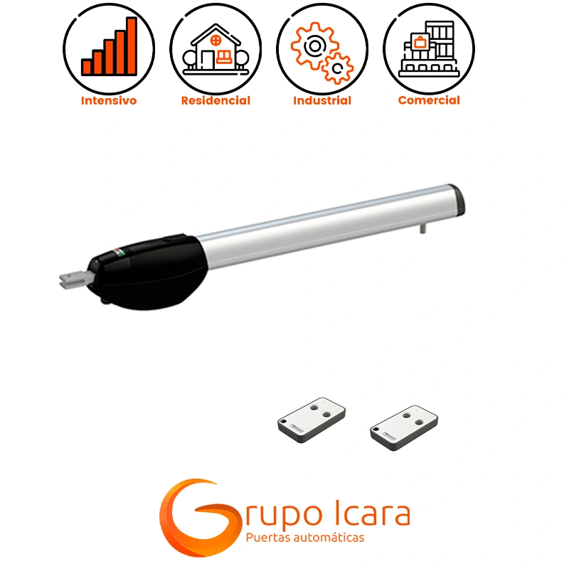 Kit motor ROGER BE20 con receptor puertas batientes - kit roger be20 400 puertas batientes Kit motor ROGER BE20 puertas batientes