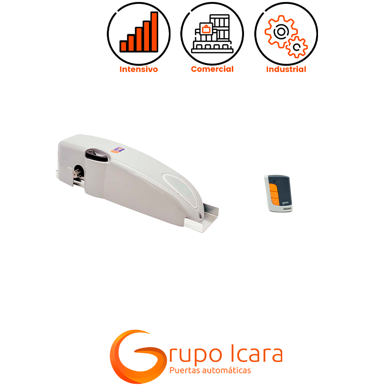 Kit motor VDS BASIC curvo 220 V apertura exterior puertas basculantes