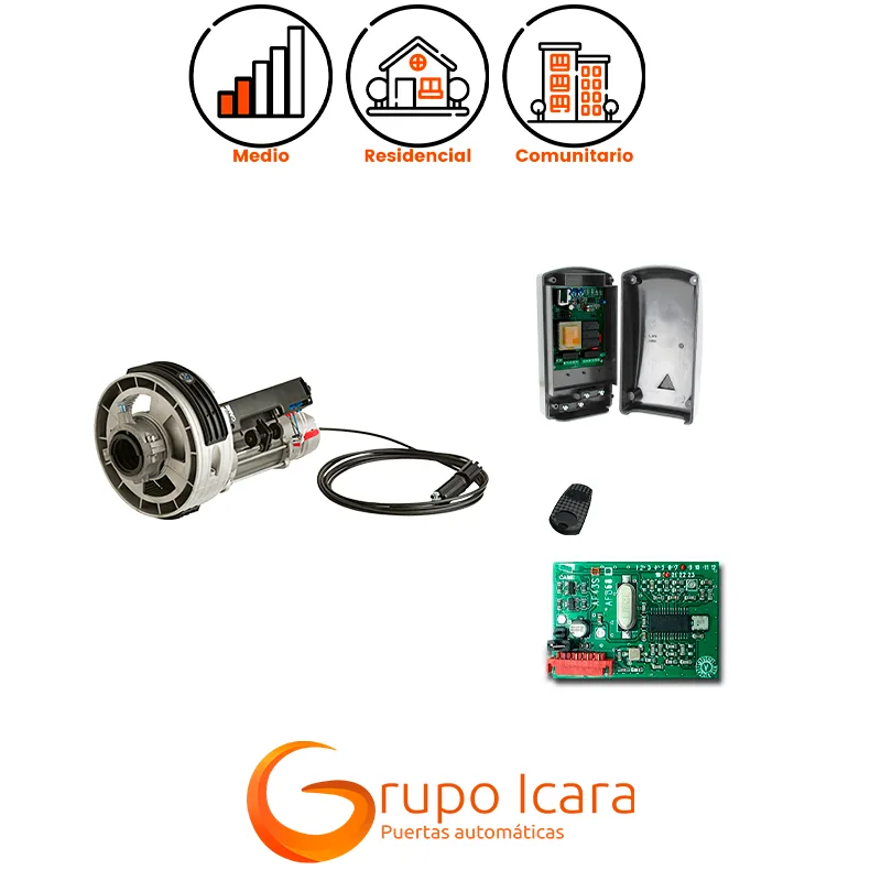 Kit motor CAME H4 puertas enrollables Kit motor CAME H4 puertas enrollables