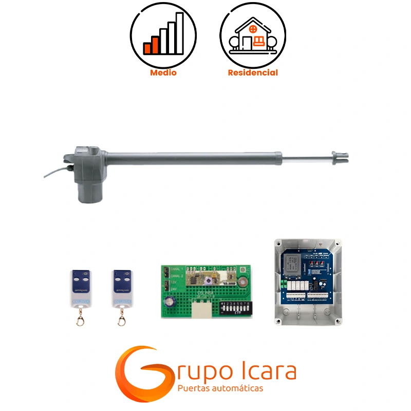 Kit motor Celinsa ASTER 24Vcc puertas batientes - kit motor celinsa aster puertas batientes Kit motor Celinsa ASTER 24Vcc puertas batientes