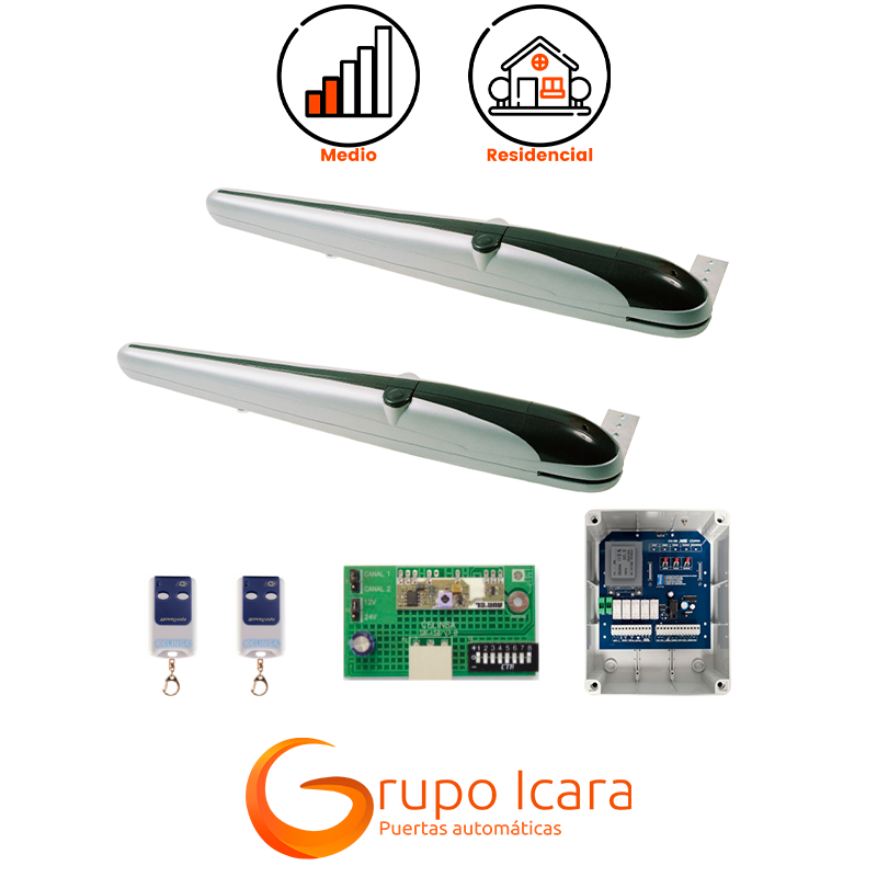 Kit motor Celinsa KRONOS 24 Vcc puertas batientes uso intensivo 2 hojas - kit motor celinsa krono 24 vcc intensivo puertas batientes 2 hojas Kit motor Celinsa KRONOS 24 Vcc puertas batientes uso intensivo 2 hojas