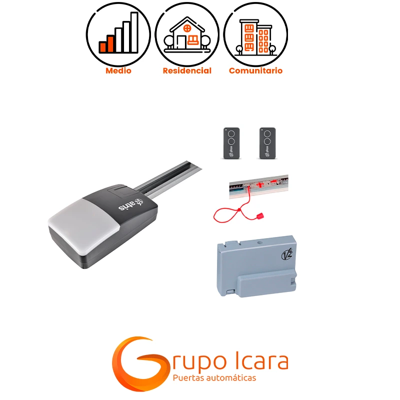 Kit motor V2 ATRIS para puertas seccionales - kit motor v2 atris puertas seccionales Kit motor V2 ATRIS para puertas seccionales