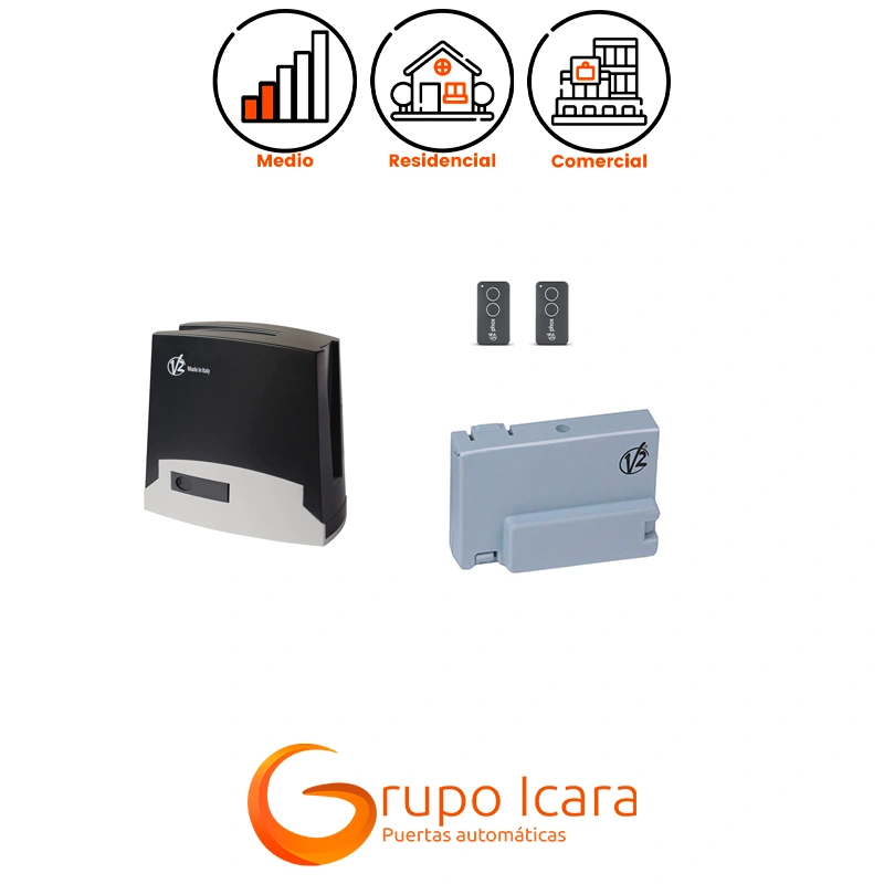 Kit light motor V2 TORQ 500D-24V puertas correderas - kit motor v2 torq puertas batientes kit light Kit light motor V2 TORQ 500D-24V puertas correderas