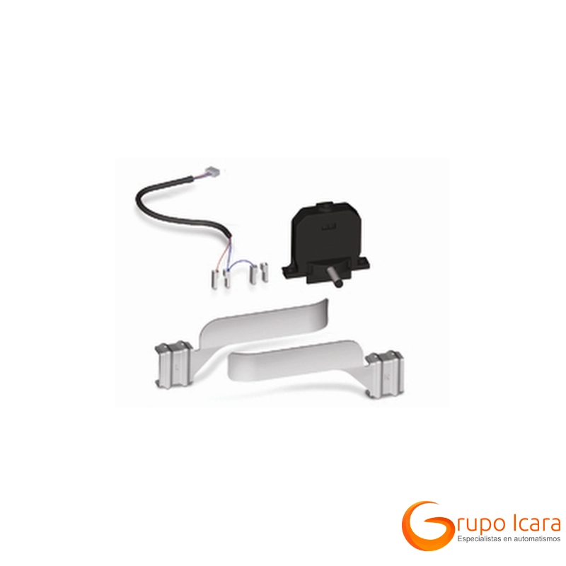 Par de chapas de final de carrera para motores correderas Par de chapas de final de carrera para motores correderas