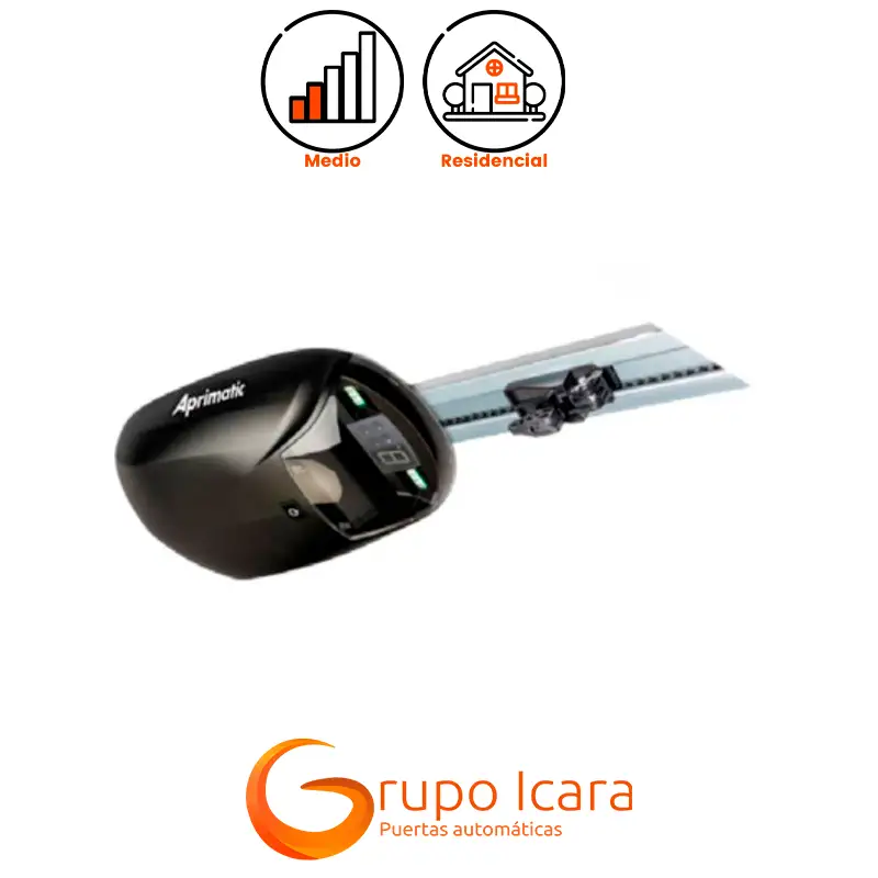 Kit motor Aprimatic BLACK BOX puertas seccionales - motor aprimatic black box puertas seccionales Kit motor Aprimatic BLACK BOX puertas seccionales